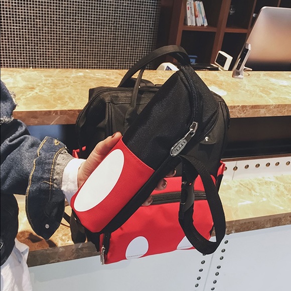 Mickey Mouse Large Capacity Backpack Diaper Bag - Picture 6 of 16